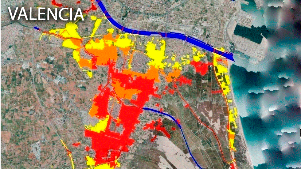 Zonas con riesgo de inundación